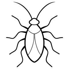 Modern Aphid Line Art
