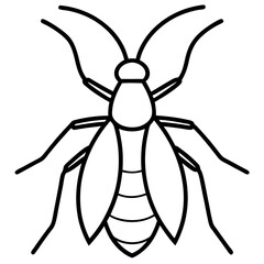 Modern Aphid Line Art