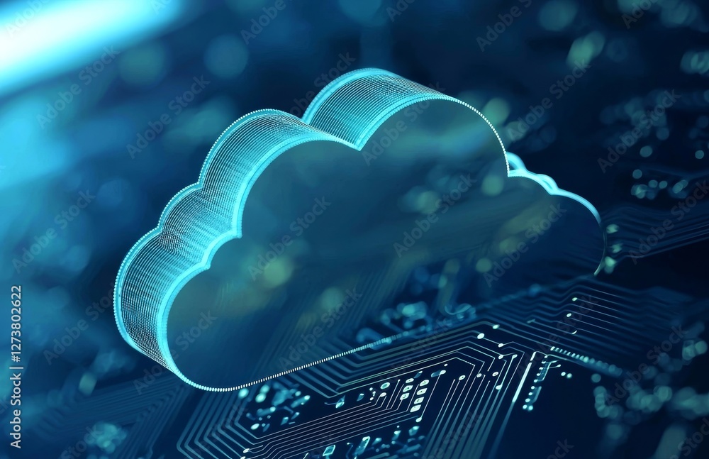 Poster the idea behind cloud computing and online storage technology is a network of business computers con