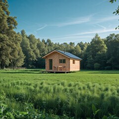 house in the mountains
