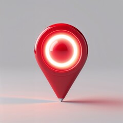 map pointer with red pin