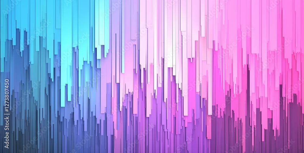Poster a dark and vibrant color flow wave effect on a blue black abstract gradient background with grain te