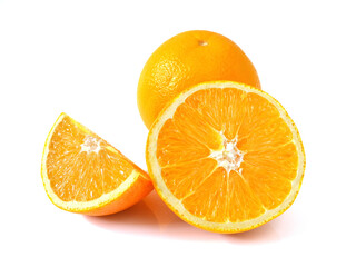 Fresh ripe orange slices