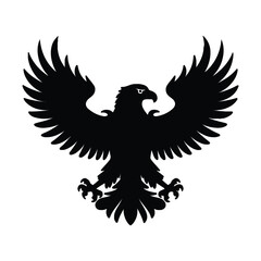 Obraz premium eagle silhouette vector