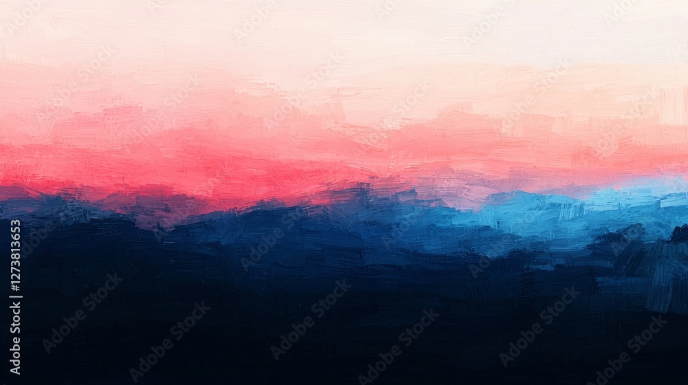 Poster This captivating image showcases a dynamic interplay of gradient colors and diagonal lines that evoke a sense of energy