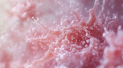 A close-up view of amyloid plaques in the brain, highlighting deposits on nerve cells. Featuring Alzheimer's disease