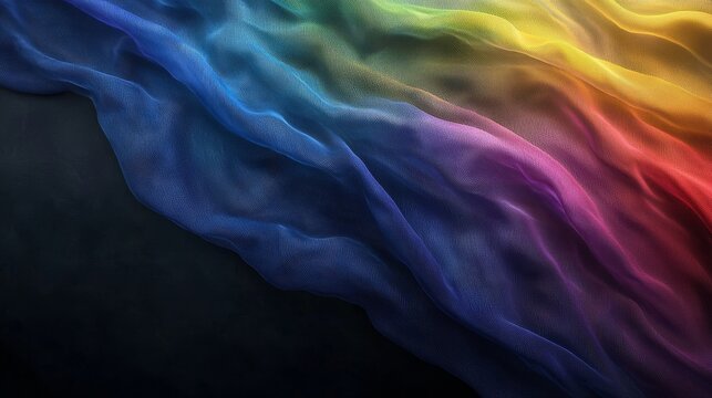 A minimalist HD wallpaper in super black with dynamic RGB light effects, setting a futuristic, gaming, and high-tech mood