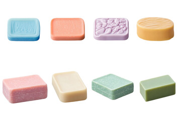 Set of soap isolated on transparent png