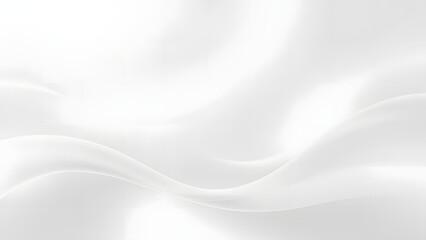 Soft white silk fabric with a smooth, flowing wave texture