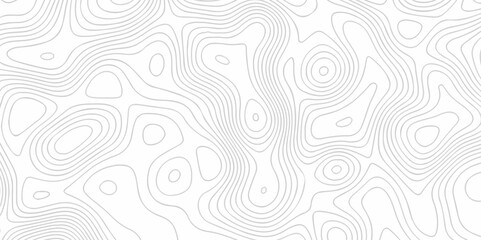 Abstract background vector illustration Topographic map background with geographic line. Line map wave contour background. Seamless lines map patterns, topography line map. Vintage outdoors style.