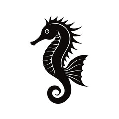 Obraz premium seahorse vector illustration