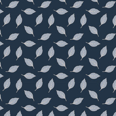 Hand drawn vector abstract pattern. Seamless floral pattern. Suitable for bed sheet design, clothing, wrapping paper, invitation background. Elegant seamless