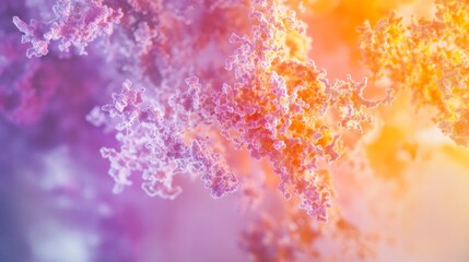 A detailed close-up of amyloid plaques in the brain, featuring deposits surrounding nerve cells. Highlighting Alzheimer's disease