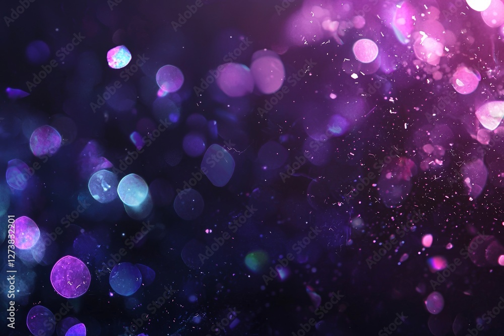 Poster a colorful abstract light glow is produced by a lens flare, which also includes optical flash spots 