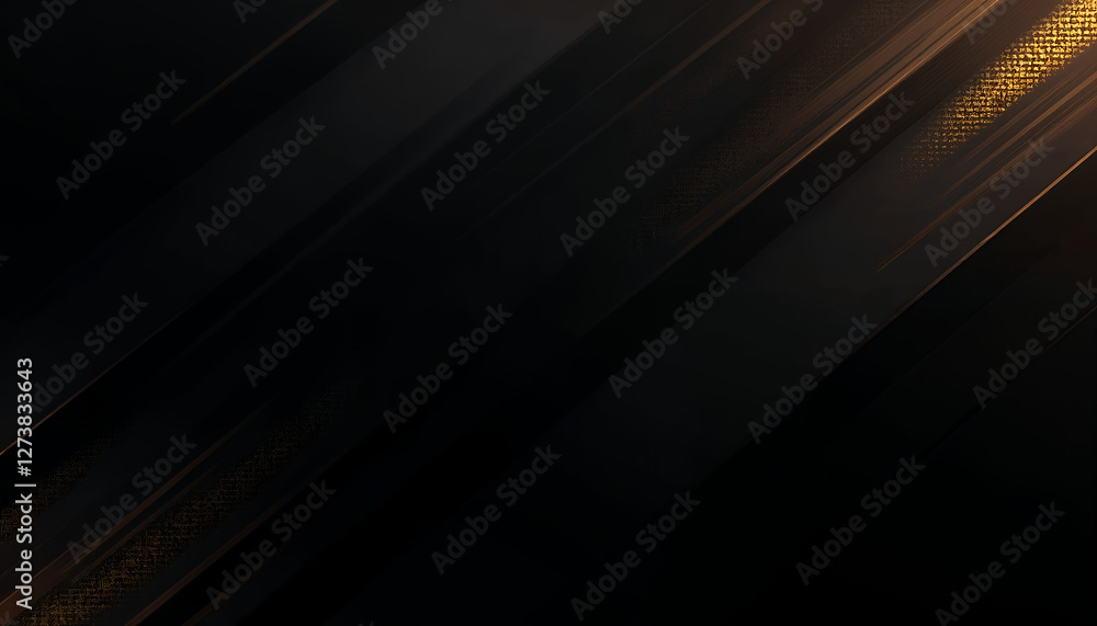 Poster abstract background featuring dark, deep black tones with dynamic diagonal lines, overlaid with a go