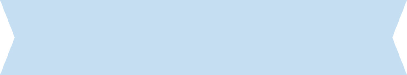 Pastel Blue Ribbon Banner
