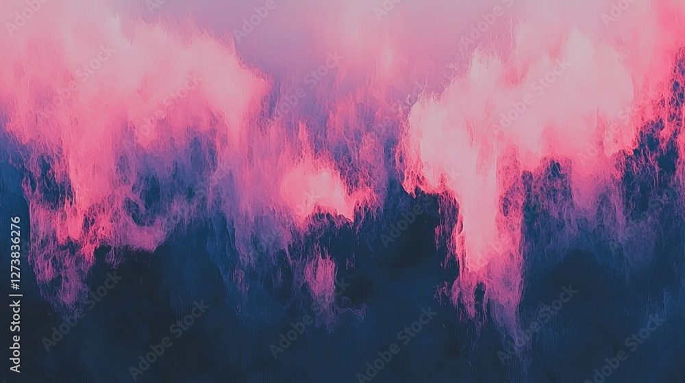 Poster a modern and smooth visual effect is achieved through the use of an abstract gradient background tha