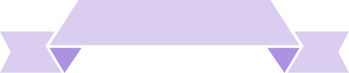Fototapeta premium Soft Purple Pastel Ribbon