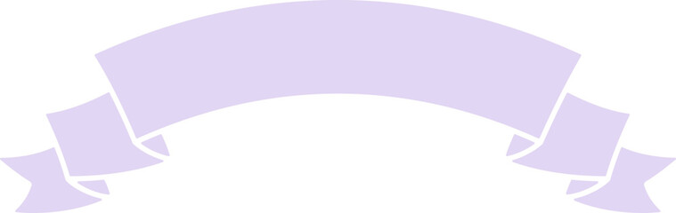 Soft Purple Pastel Ribbon