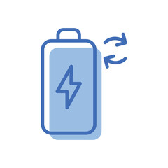 Rechargeable Battery vector icon
