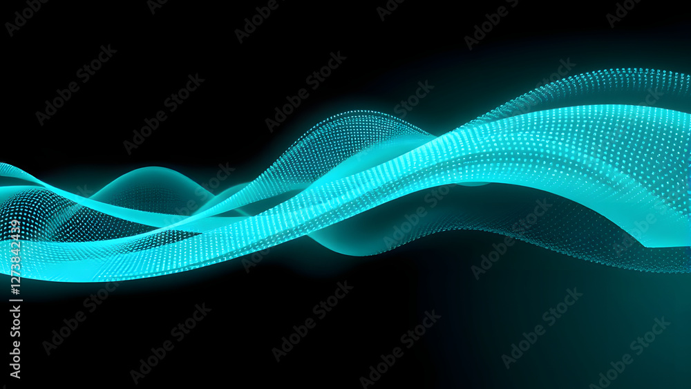 Poster abstract fractal patterns evoke the microscopic world of cells and bacteria with textures resembling