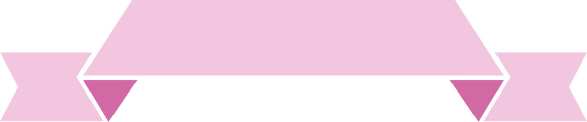 Soft Pastel Pink Ribbon