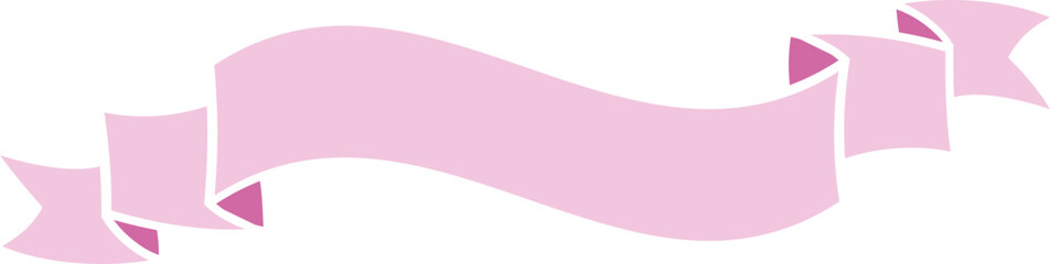 Soft Pastel Pink Ribbon