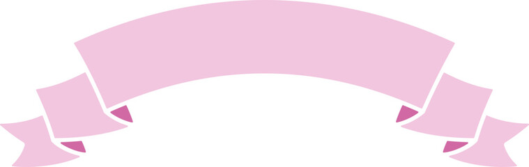 Soft Pastel Pink Ribbon