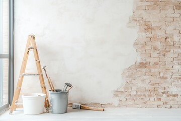 Renovierung eines leeren Wohnraums

