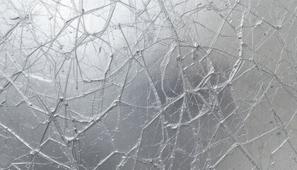 Obraz premium Intricate ice patterns in winter landscapes