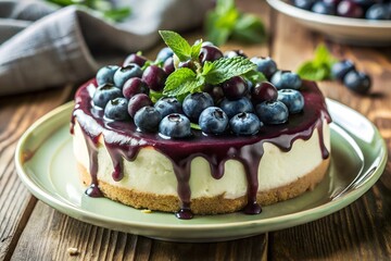 Delicious Blueberry Cheesecake