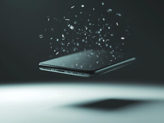 mobile phone on background