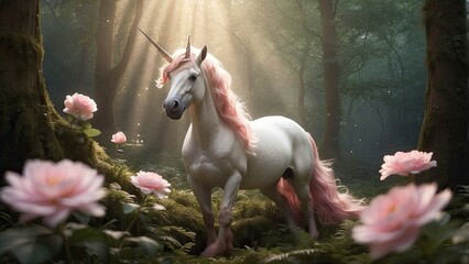 The Mythical Pegasus: A Winged Horse with a Horn