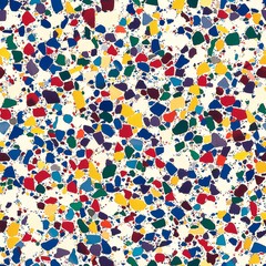 Vibrant textures of colorful pebbles abstract art digital composition contemporary style close-up viewpoint