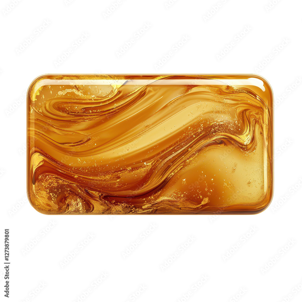Poster a vibrant golden texture with swirls and patterns, ideal for backgrounds and designs. transparent ba