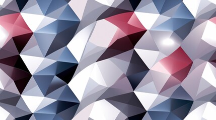 Fototapeta premium Collection of abstract geometric pattern seamless with mosaic design, background and banner, color palette