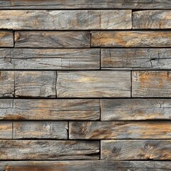 Obraz premium Textured wooden wall panels interior design content showcase rustic setting close-up view aesthetic appeal
