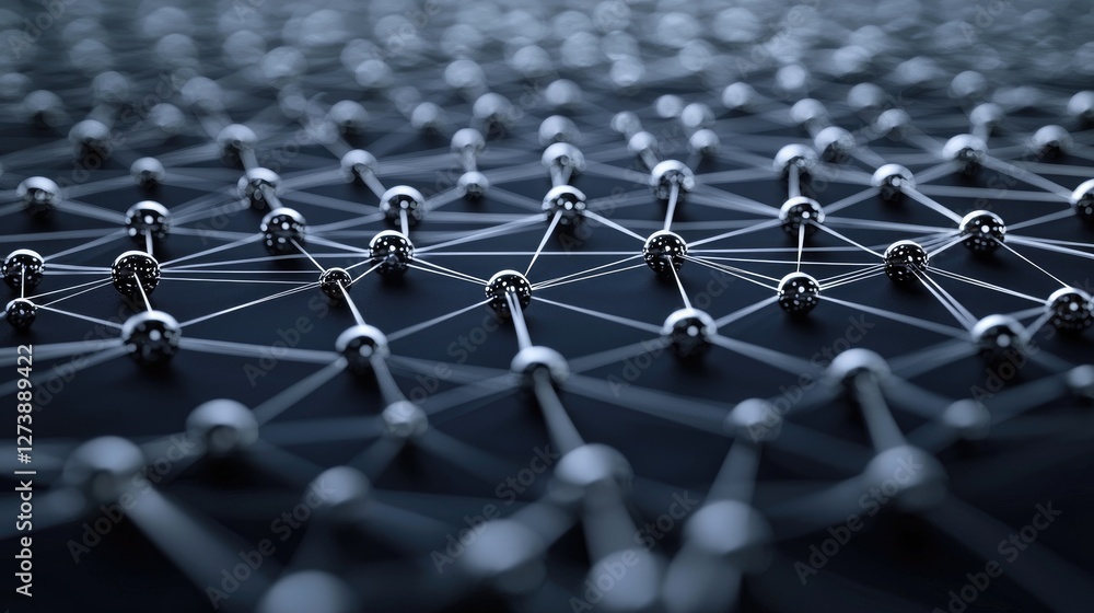 Poster interconnected network, a visual representation of global connectivity
