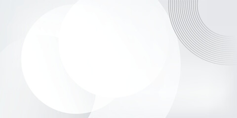 White geometric abstract background overlap layer on bright space with lines effect decoration