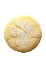 Isolated lemon cookie