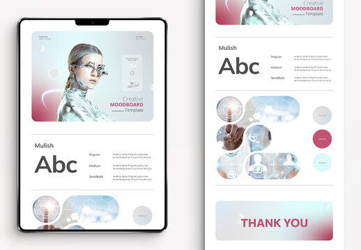 Brand MoodBoard Layout