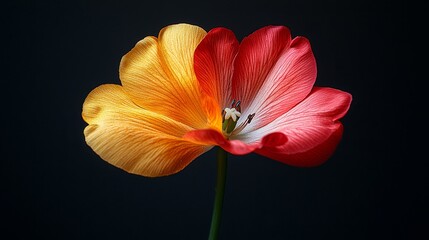 Vibrant tulip blossoms garden floral photography natural light close-up beauty of nature