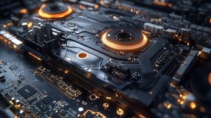 Fototapeta premium High Bandwidth Memory