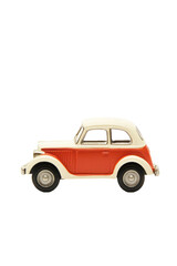 Isolated Vintage Toy Car