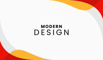 Red and yellow abstract geometric background vector illustration