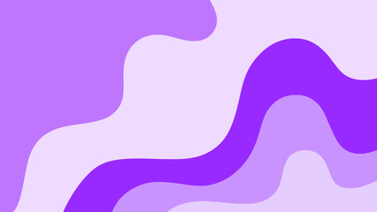 Abstract aesthetic background with purple waves