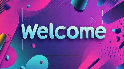 Welcome Slide - Vibrant Colors