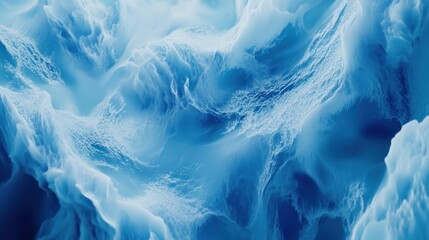 Stunning Glacial Ice Formations: A Symphony of Blue Hues