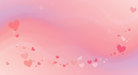 Blush Pink Heart Background &ndash; Symbolizing Love and Appreciation
