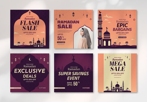 Ramadan Sale Social Media Post Design